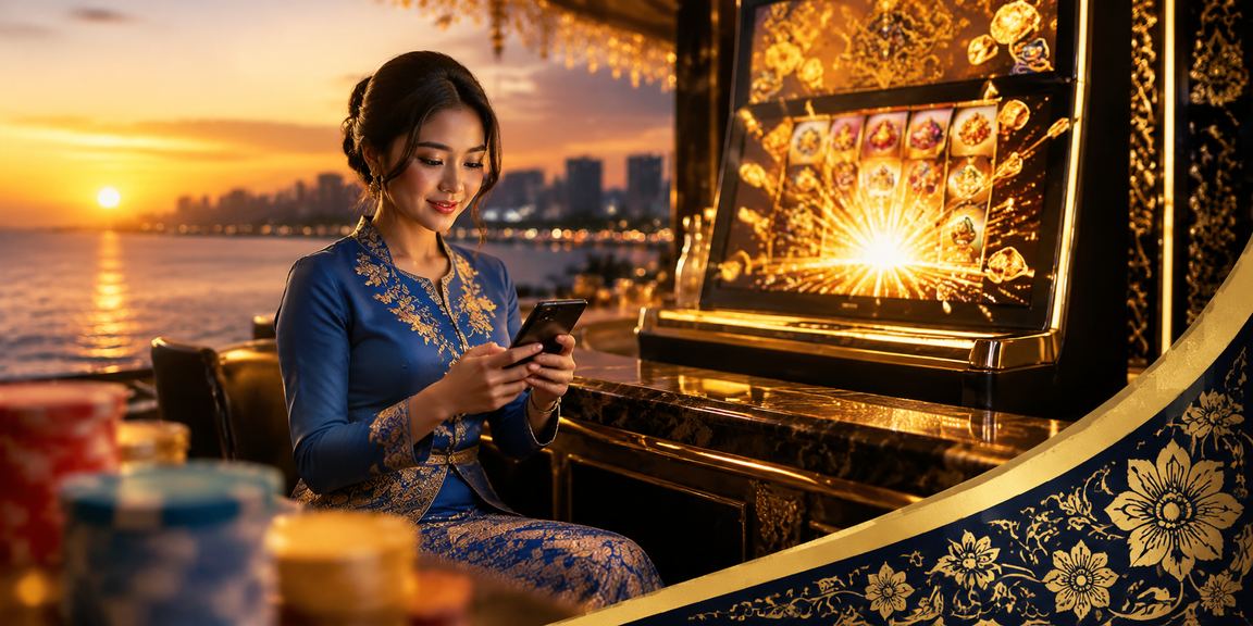 Pengguna Malaysia menikmati permainan slot di 13400 selepas log masuk